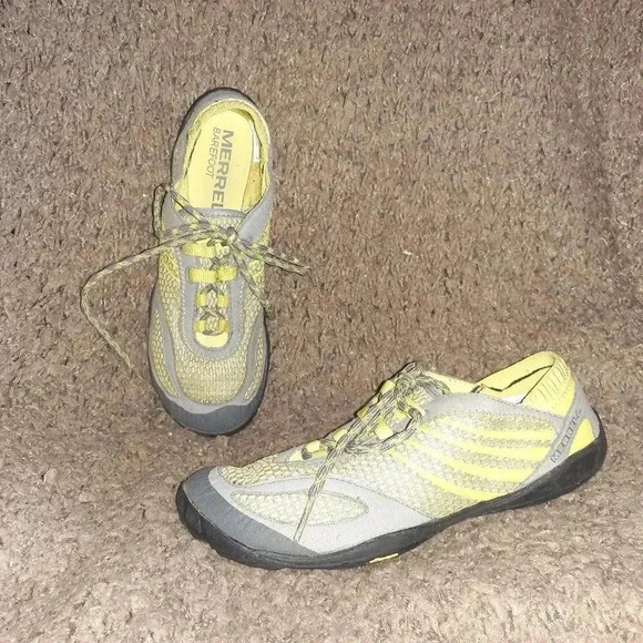MERRELL BAREFOOT PACE GLOVE ACACIA WOMEN'S RUNNING SHOES-Sz 5-Excellent - Picture 1 of 7